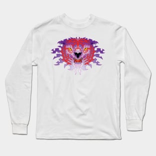 Tribal Tiger Long Sleeve T-Shirt